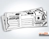 طرح آماده قبض تعمیر لوازم خانگی شامل وکتور ماشین لباسشویی