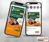 طرح لایه باز استوری سوپر پروتئین با عکس سوسیس