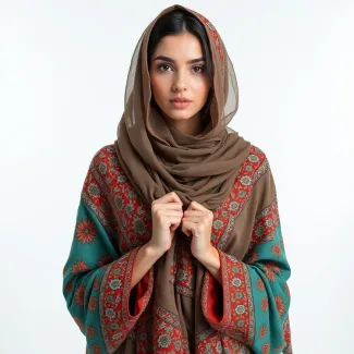 عکس زن با لباس طرحدار ایرانی عکس حرفه ای زن