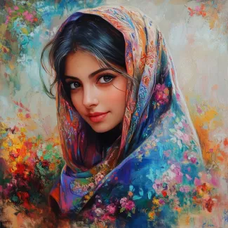 تصویر زن با چادر عکس حرفه ای مدل زن