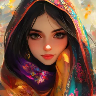 عکس دختر با روسری عکس حرفه ای مدل زن