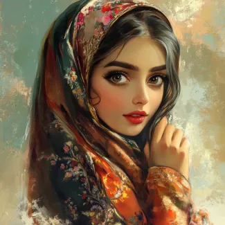 عکس دختر با کیفیت عکس حرفه ای مدل زن