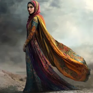 دانلود تصویر زن محجبه عکس حرفه ای مدل زن