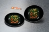 طرح پیکسل محرم شامل خوشنویسی سلام بر پرچم سرخ حسین