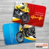 کارت ویزیت نمایشگاه موتورسیکلت (پشت و رو)