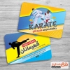طرح لایه باز کارت ویزیت باشگاه کاراته