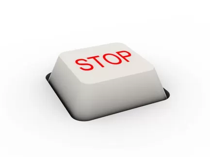 عکس با کیفیت دکمه stop