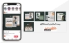 قالب لایه باز پست چند اسلایدی فروشگاهی شامل 5 اسلاید برای پست چند اسلایدی فتوتیتر و پست اسلایدی فتو تیتر