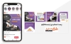 طرح اینستاگرام چند اسلایدی فتوتیتر شامل 5 اسلاید برای پست چند اسلایدی فتوتیتر و پست اسلایدی فتو تیتر