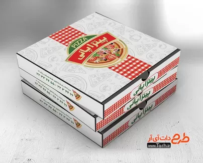طرح گسترده جعبه پیتزا