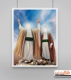 نقاشی دیجیتال حضرت محمد و حضرت علی