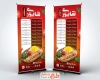طرح استند رستوران و کبابی شامل عکس جوجه کباب