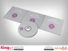 قالب موکاپ محافظ CD و DVD رایگان به صورت لایه باز با فرمت psd جهت پیش نمایش کاور و برچسب CD و DVD