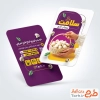 دانلود کارت ویزیت قارچ فروشی شامل رنگبندی بنفش با فرمت PSD و قابل ویرایش
