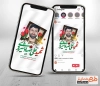 قالب اینستاگرام سالگرد شهید صیاد شیرازی شامل خوشنویسی شهید علی صیاد شیرازی
