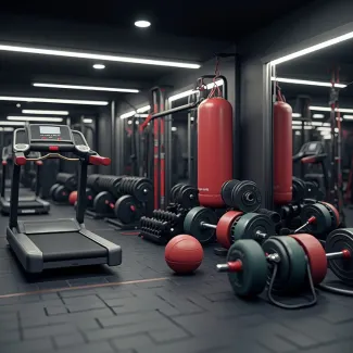 عکس با کیفیت باشگاه بدنسازی عکس حرفه ای ورزش