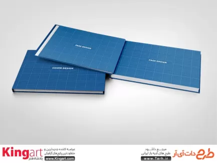قالب لایه باز موکاپ جلد کتاب به صورت لایه باز با فرمت psd جهت پیش نمایش کتاب، مجله، دفترچه یادداشت