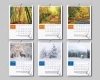تقویم دیواری لایه باز طبیعت شامل عکس طبیعت جهت چاپ تقویم طبیعت 12 برگ 1402