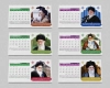 دانلود تقویم رومیزی رهبری شامل عکس مقام معظم رهبری و سردار سلیمانی جهت چاپ تقویم رو میزی 1402