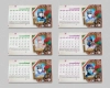 تقویم رومیزی شهدای مدافع سلامت جهت چاپ تقویم رومیزی 1402 شهدا
