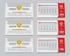 دانلود تقویم 1405 جهت چاپ تقویم رومیزی 12 برگ دورو