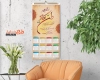 طرح لایه باز تقویم مذهبی شامل خوشنویسی و ان یکاد جهت چاپ تقویم دیواری مذهبی سال 1402