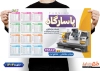 دانلود تقویم دیواری تراشکاری شامل عکس دستگاه تراشکاری جهت چاپ تقویم تراش کاری 1404