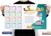 فایل لایه باز تقویم فروشگاه باسکول شامل عکس ترازو دیجیتال جهت چاپ تقویم فروش ترازو و باسکول صنعتی 1404