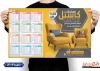 طرح تقویم لایه باز فروشگاه مبل سال 1404 شامل عکس مبل