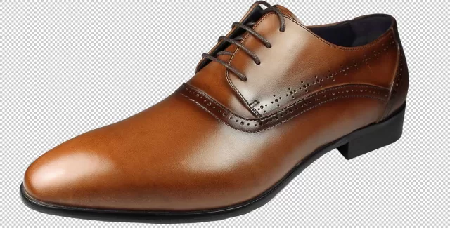 عکس باکیفیت کفش مجلسی مردانه قهوه ای