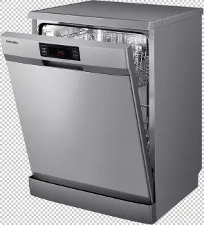 دانلود عکس باکیفیت ماشین ظرفشویی نقره ای