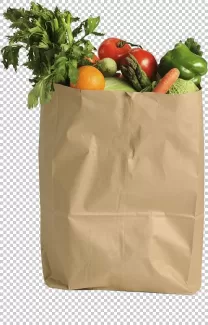 عکس با کیفیت پاکت سبزیجات