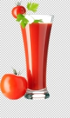 عکس با کیفیت آب میوه گوجه فرنگی