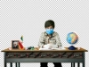 تصویر دوربری دانش آموز پسر