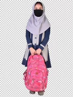 تصویر دوربری دانش آموز دختر تصویر دوربری دانش آموز دختر