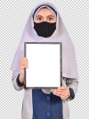 تصویر دوربری دانش آموز دختر با قاب