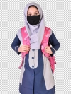 تصویر دوربری دانش آموز دختر ایرانی