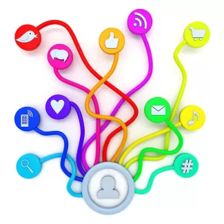 عکس با کیفیت لوگوی سه بعدی آیکون ها