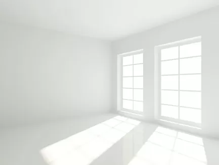 بک گراند باکیفیت اتاق سفید با پنجره