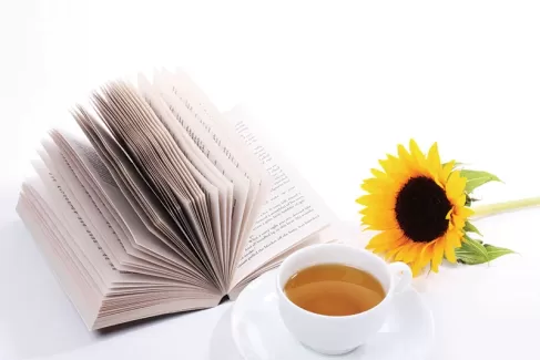 عکس باکیفیت فنجان و کتاب عکس باکیفیت فنجان و کتاب