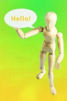 تصویر باکیفیت آدمک چوبی برای طراحی و چاپ