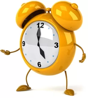 عکس باکیفیت ساعت زنگدار کارتونی
