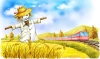 دانلود عکس استوک باکیفیت پس زمینه کارتونی مزرعه