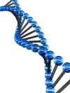 تصویر سه بعدی باکیفیت مولکول DNA