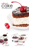 عکس باکیفیت کیک شکلاتی