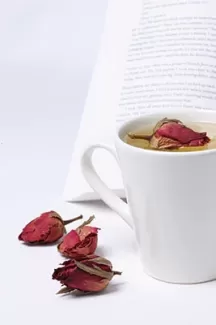 عکس باکیفیت چای و گل