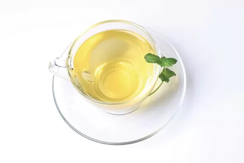 تصویر کیفیت بالای چای سبز
