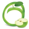 تصویر با کیفیت سیب سبز پوست شده