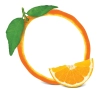 تصویر باکیفیت پرتقال پوست شده