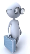عکس باکیفیت آدمک با کیف